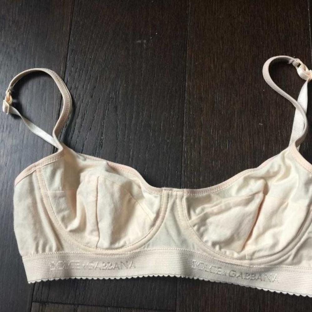 NWOT DOLCE & GABBANA INTIMO LE BONITAS COTTON BRA SZ S US30